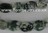 COV100 15.5 inches 12*14mm oval tree agate beads wholesale