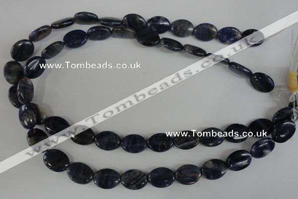 COV109 15.5 inches 12*16mm oval sodalite gemstone beads wholesale