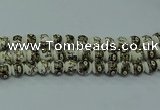 CPB714 15.5 inches 12mm round Painted porcelain beads