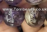 CPC615 15.5 inches 16mm round purple phantom quartz beads