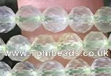 CPR375 15.5 inches 5mm faceted nuggets prehnite gemstone beads