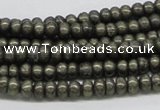 CPY37 16 inches 4*8mm rondelle pyrite gemstone beads wholesale
