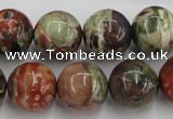 CRA154 15.5 inches 16mm round rainforest agate beads wholesale