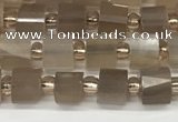 CRB1054 15.5 inches 4*6mm - 5*6mm faceted tyre moonstone beads