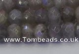 CRB1854 15.5 inches 6*10mm faceted rondelle labradorite beads