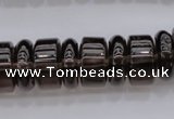 CRB188 15.5 inches 6*16mm – 10*16mm rondelle smoky quartz beads