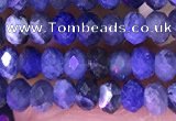 CRB3176 15.5 inches 2.5*4mm faceted rondelle tiny sodalite beads