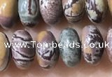 CRB5342 15.5 inches 5*8mm rondelle artistic jasper beads
