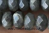 CRB5708 15 inches 5*8mm faceted rondelle AB-color labradorite beads