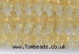 CRB5770 15 inches 3*4mm faceted citrine beads