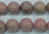 CRC205 16 inches 14mm round rhodochrosite gemstone beads wholesale
