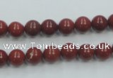 CRE01 16 inches 8mm round natural red jasper beads wholesale