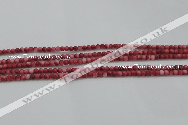 CRF438 15.5 inches 3mm round dyed rain flower stone beads wholesale