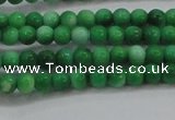 CRF441 15.5 inches 3mm round dyed rain flower stone beads wholesale