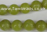 CRO331 15.5 inches 12mm round Korean jade beads wholesale