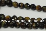 CRO709 15.5 inches 6mm – 16mm faceted round yellow tiger eye beads