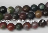 CRO82 15.5 inches 8mm round Indian agate gemstone beads wholesale