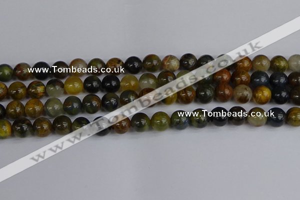 CRO904 15.5 inches 12mm round golden pietersite beads wholesale