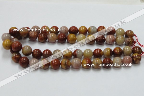 CRS05 15.5 inches 14mm round rainbow stone beads wholesale