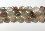 CRU924 15.5 inches 15*20mm oval mixed rutilated quartz beads wholesale