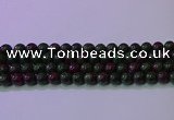 CRZ1111 15.5 inches 6mm round imitation ruby zoisite beads wholesale