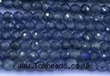 CRZ1170 15 inches 2mm faceted round sapphire beads