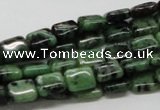 CRZ16 15.5 inches 8*10mm rectangle ruby zoisite gemstone beads