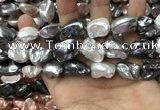 CSB2179 15.5 inches 16*16mm - 20*22mm baroque mixed shell pearl beads