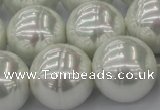 CSB660 15.5 inches 22mm whorl round shell pearl beads