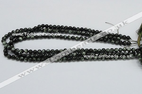 CSH01 15.5 inches 6mm round natural seraphinite gemstone beads