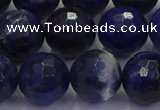 CSO605 15.5 inches 14mm faceted round sodalite gemstone beads