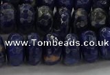 CSO664 15.5 inches 7*12mm faceted rondelle sodalite gemstone beads
