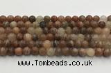 CSS776 15.5 inches 8mm round sunstone gemstone beads wholesale