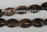 CST46 15.5 inches 10*14mm oval staurolite gemstone beads wholesale