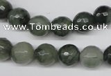 CSW14 15.5 inches 10mm faceted round seaweed quartz beads wholesale