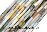 CTB1060 15 inches 4*13mm tube colorful amazonite beads wholesale