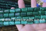 CTB260 15.5 inches 10*15mm tube natural malachite gemstone beads