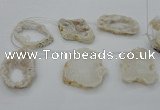 CTD1975 Top drilled 40*45mm - 50*60mm freeform druzy agate beads