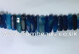 CTD2170 Top drilled 8*20mm - 10*40mm sticks agate gemstone beads