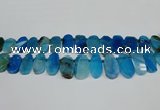 CTD4006 Top drilled 14*22mm - 22*42mm freeform agate gemstone beads