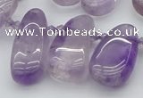 CTD481 Top drilled 10*22mm - 15*45mm freeform amethyst beads