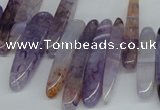 CTD583 Top drilled 6*20mm - 6*45mm wand agate gemstone beads