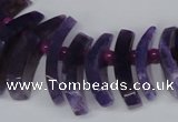 CTD712 Top drilled 12*25mm - 15*40mm wand agate gemstone beads
