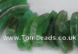 CTD721 Top drilled 12*25mm - 14*40mm wand agate gemstone beads