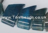 CTD736 Top drilled 15*20mm - 15*40mm wand agate gemstone beads