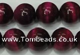 CTE140 15.5 inches 16mm round dyed tiger eye gemstone beads