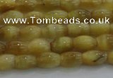 CTE1513 15.5 inches 4*6mm rice golden tiger eye beads wholesale