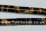 CTE165 15.5 inches 6*12mm column yellow tiger eye gemstone beads