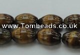 CTE1700 15.5 inches 10*14mm rice yellow tiger eye beads