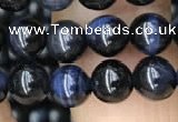 CTE2029 15.5 inches 6mm round blue tiger eye gemstone beads